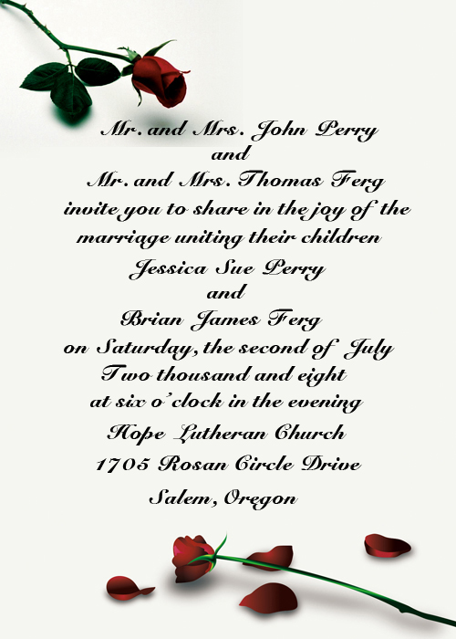 Wedding Invitations Wording The Best wedding invitations wording 2014 