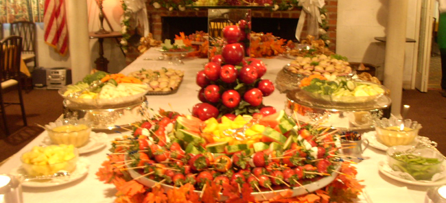 wedding buffet wedding Buffet between desirable and Blocked