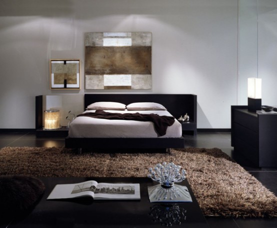 contemporary italian bedroom designs Modern Italian bedroom for cuoples