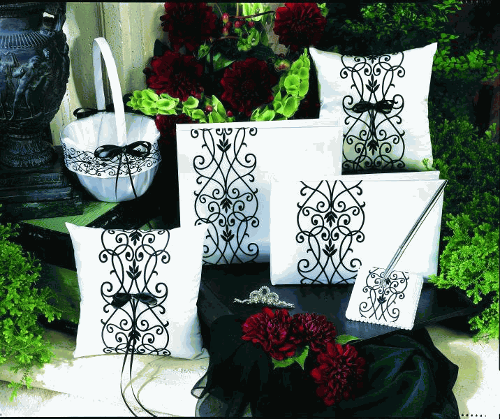 florenzia weddingcollection Modern black wedding accessories 2014