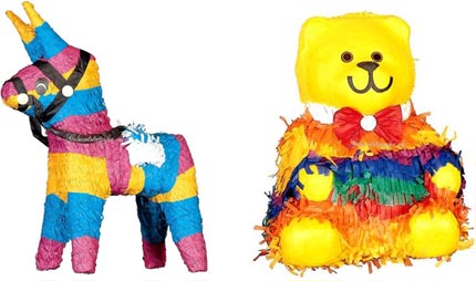 pinatas esel teddybaer A memorable kids birthday party ideas