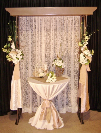 pergola Collection of lace wedding arch 2014