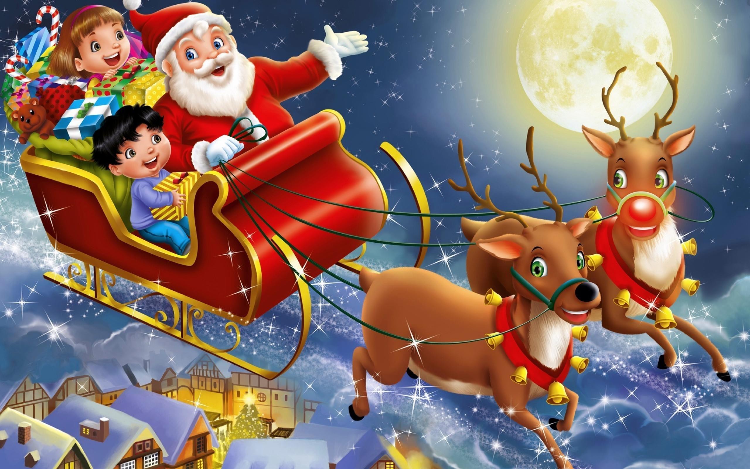 SantaClaus Ride HDWallpapers Christmas Day 2015