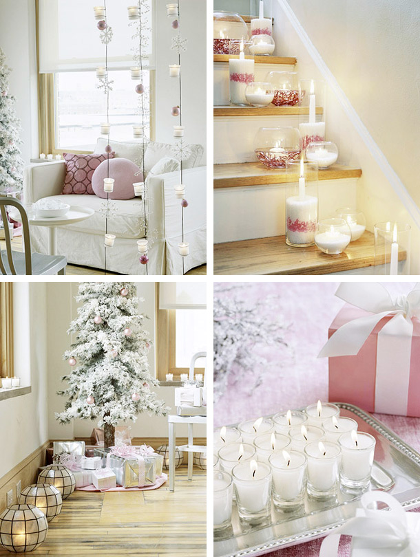 christmas candles decorations Wonderful ideas for Christmas Decor