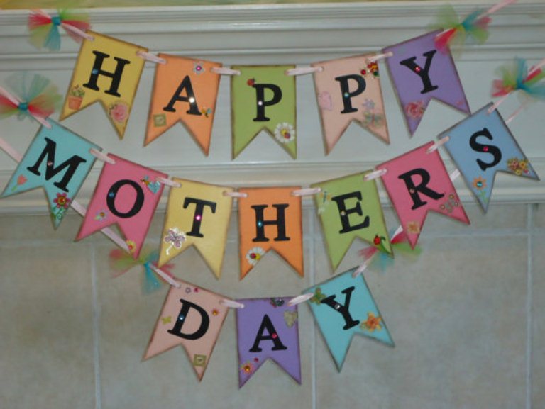 Best mothers day decorations ideas 2014 garlands and paper decorations for mothers day 11 Best mothers day decorations ideas 2014