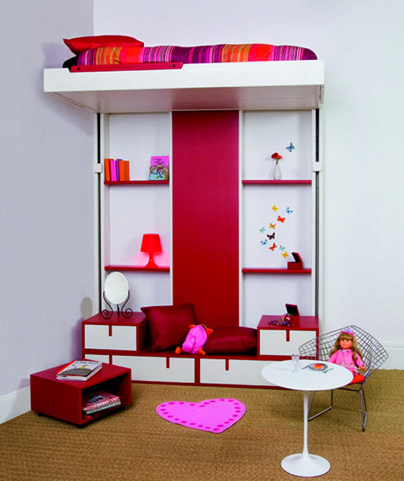 Small Space Bedroom Designs Mobile Bed Kids Children Mummy small bedroom decors for Kids 