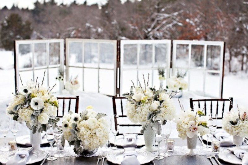 winter wedding table decor ideas 70 Bar ideas for weddings in winter