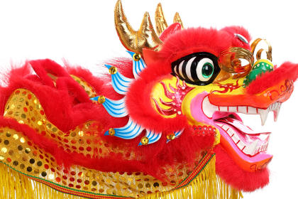 dragon dance Amazing Chinese Celebration of New Year