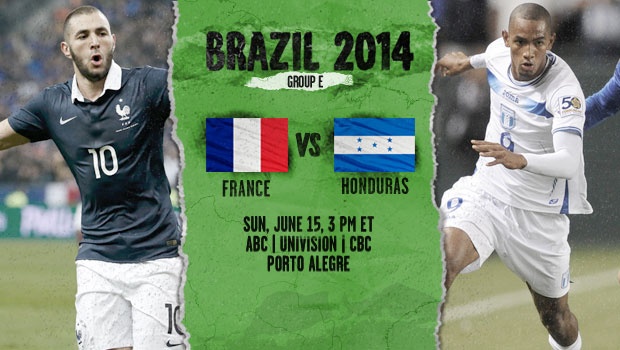 world cup france honduras World Champions 98 vs the young group Honduras 2014