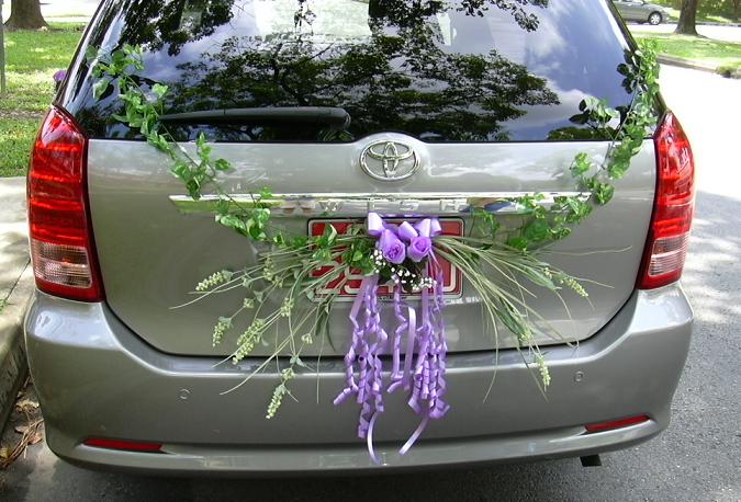  10 Ideas for wedding car flowers decoration