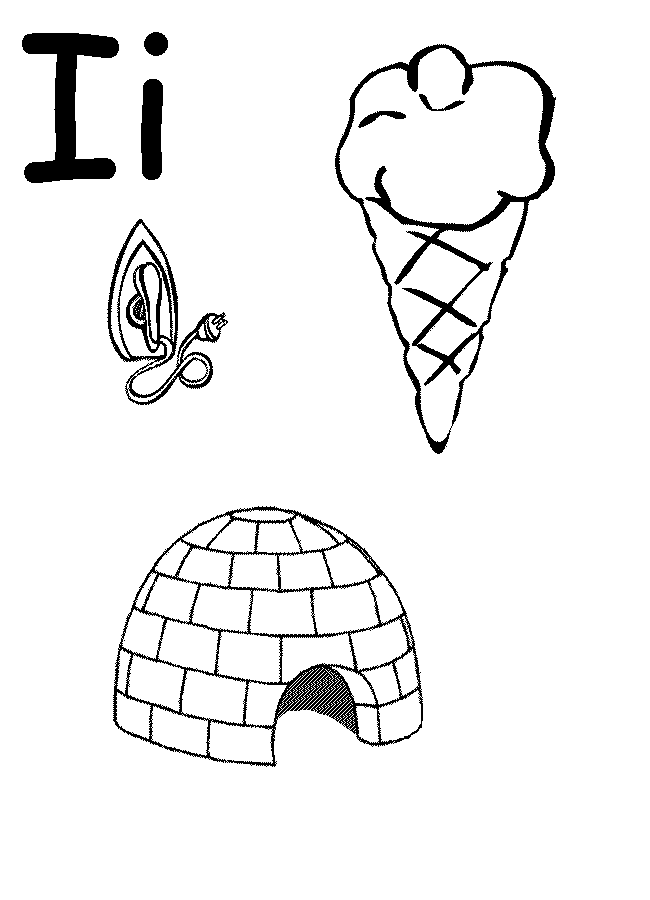alphabet i letter i pictures for preschool