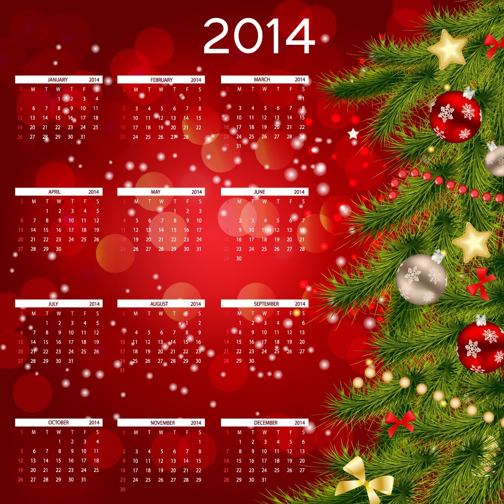 2014 Calendar Happy New Year 4 New year 2014 calendar