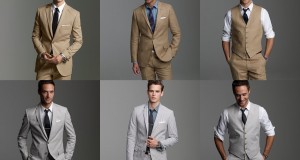 Groom’s suit with youth and classic touch