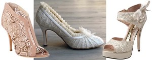 Lace wedding shoes style 2014
