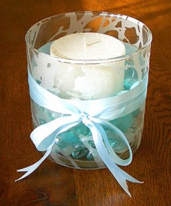 1214 248x300 New decoration ideas by ribbon candles 