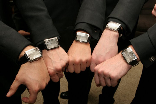matchinggroomsmenwatches Watches for the groom 2014