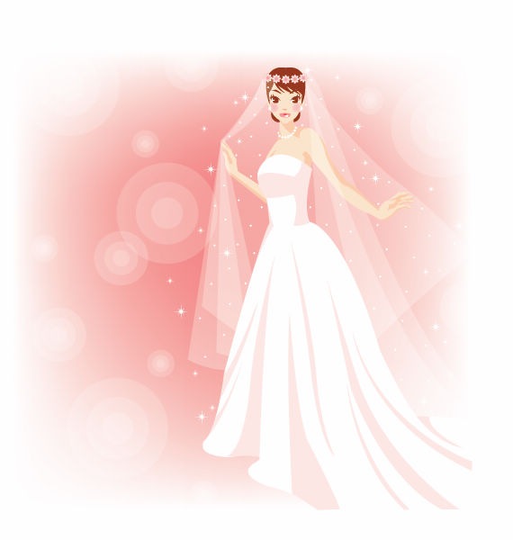 BeautifulBrideinTheWeddingVectorIllustration 5 qualities you must have in the bride