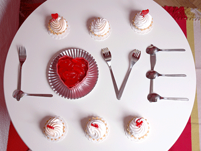 table decorating ideas Valentines day edible decorations Decor of tables for Valentines