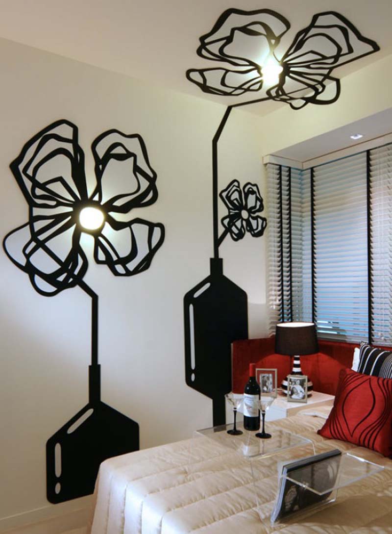 Minimalist decorative walls comes with black color on it Decorative walls ideas