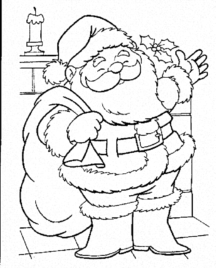 Santa Claus coloring pages For Kids Christmas with Santa Claus Coloring Pages for Kids Santa Claus coloring pages For Kids