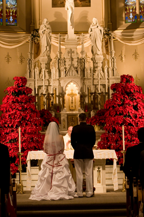 casamentos de natal 1 Church wedding decorations at Christmas