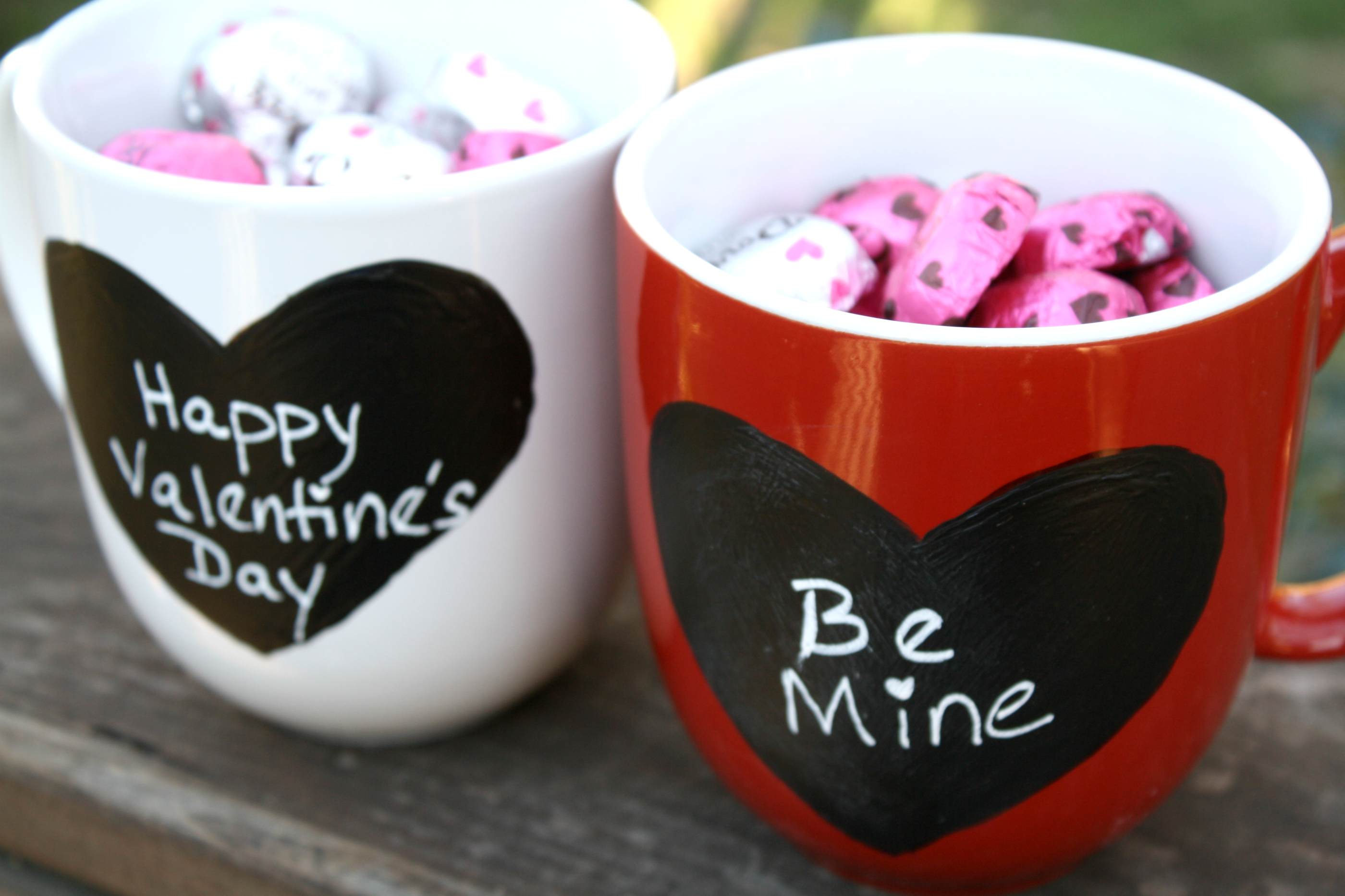 chalk mugs 10 mugs ideas for valentines day 2014