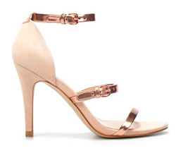 How to Choose Sandals for a spring wedding ModernlyWed tuesdayshoesday modernbridalshoes zarastrappysandals 01 How to Choose Sandals for a spring wedding