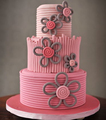 pink cakes 12 Cute pink cakes for girls