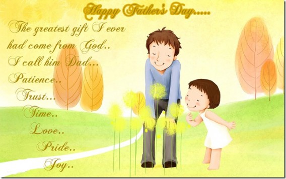 2012 happy fathers day quotes1 568x356 Lovely father day quotes pictures 