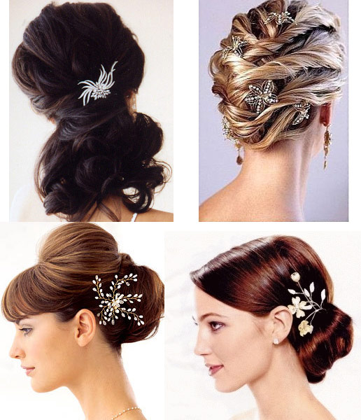 Hair accessories 2014 for bride as princess Bridal hair art Hair accessories 2014 for bride as princess