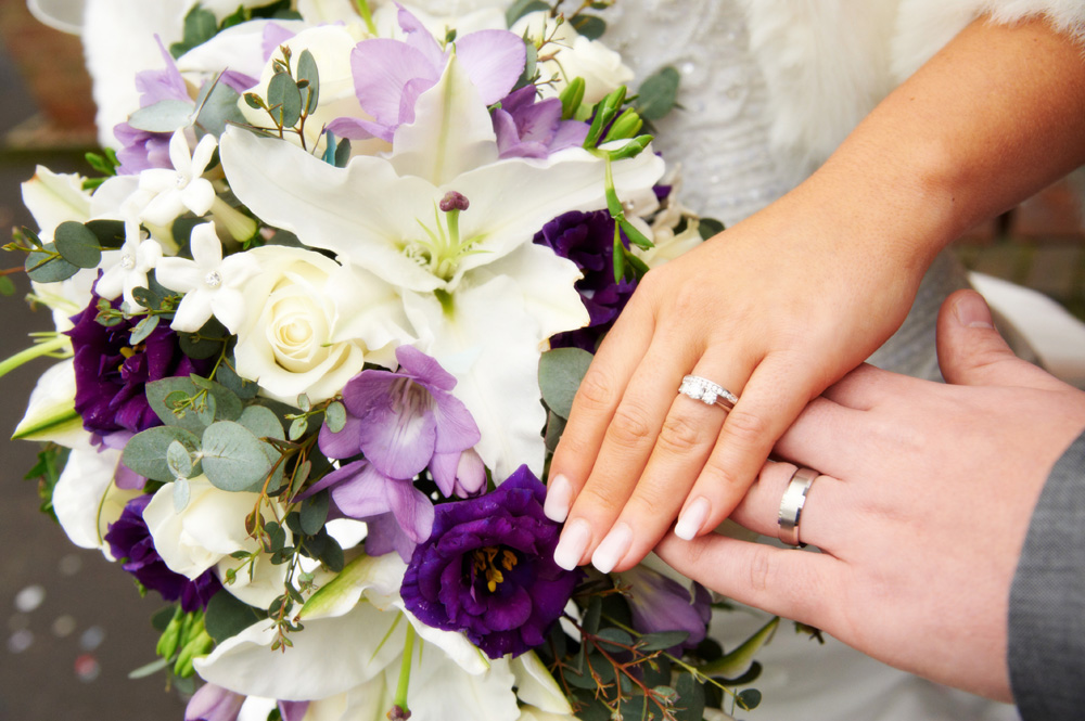 purple List of purple wedding flowers