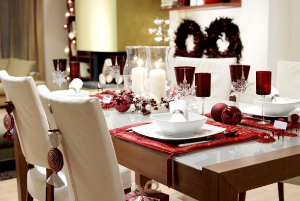 For The New Year party ideas para decorar tu mesa 12 590x395 For The New Year party