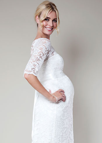 robe de mariee femme enceinte tiffany rose Simple wedding dresses for pregnant women 2014