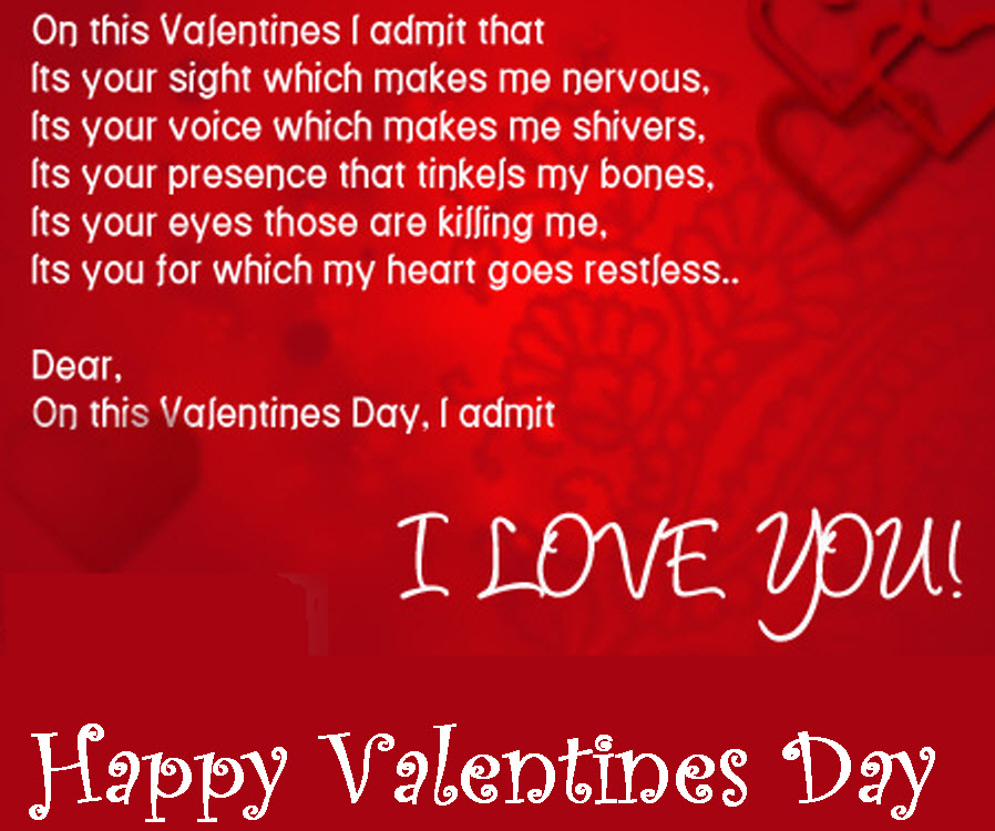 Happy valentine day 2013 romantic picture with Quotes I LOVE YOU Valentine Day quotes For lovers 2014