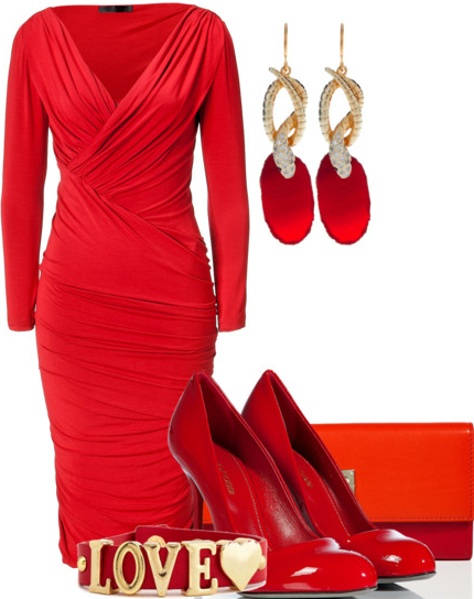 Red Valentine Outfit 25 Valentine Dresses designs 2014