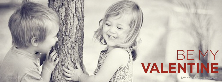 valentines day be my valentine kids facebook timeline cover Best valentine facebook covers 2014