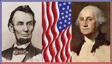 Lincoln flag Washington Happy Lincolns Birthday 2014