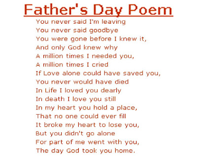Fathers Day Poem New poems for father day 2014