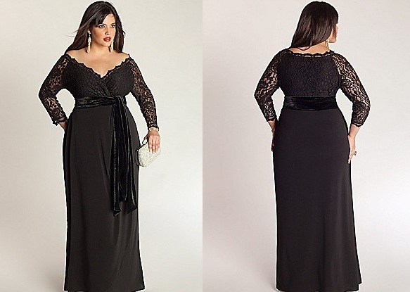 Plus Size Special Occasion Dresses Black Onyx New collection of party dresses for plus size women