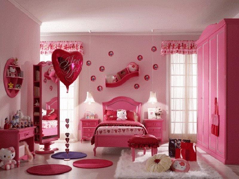 All Pink Kids Bedroom Ideas for Girls kids bed designs and furniture 