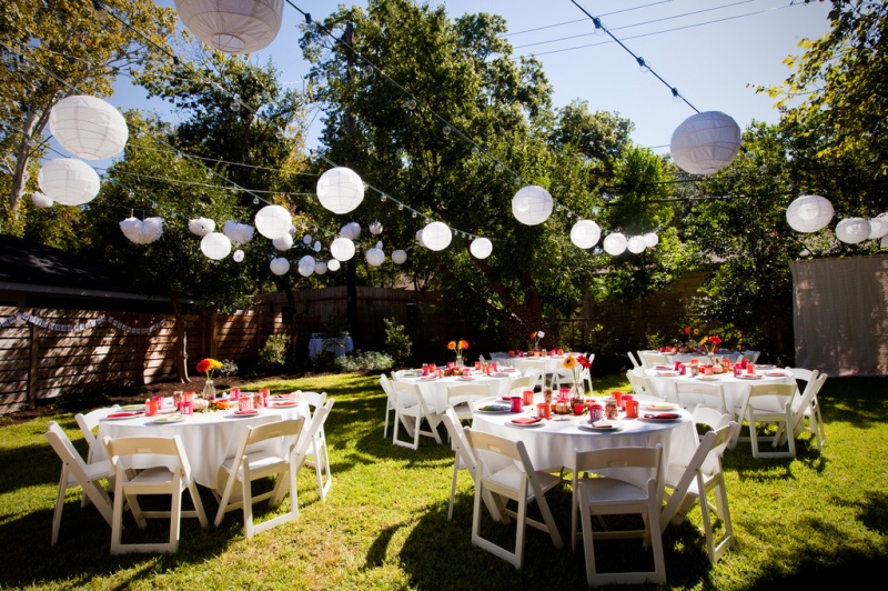 Backyard Wedding Lights Exquisite decor ideas for weddings outdoors