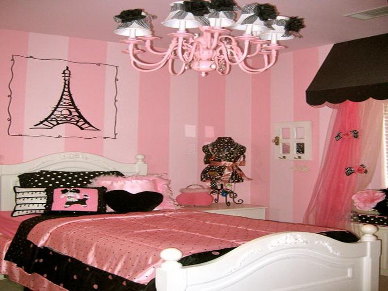 Hot Paris and Pink Bedroom Accessories Pink bedroom decoration to support breast cancer campaign