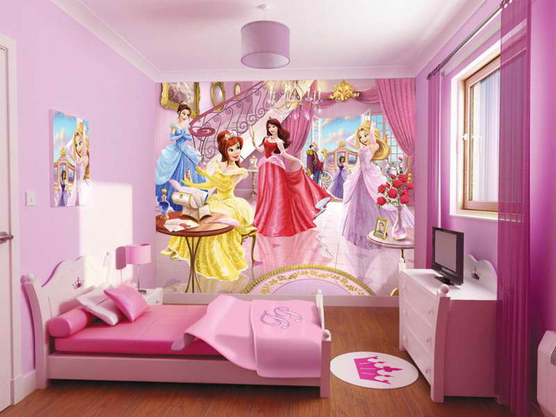 How to decorate a perfect children room Kids Room Paint Ideas with Princess Themes How to decorate a perfect children room