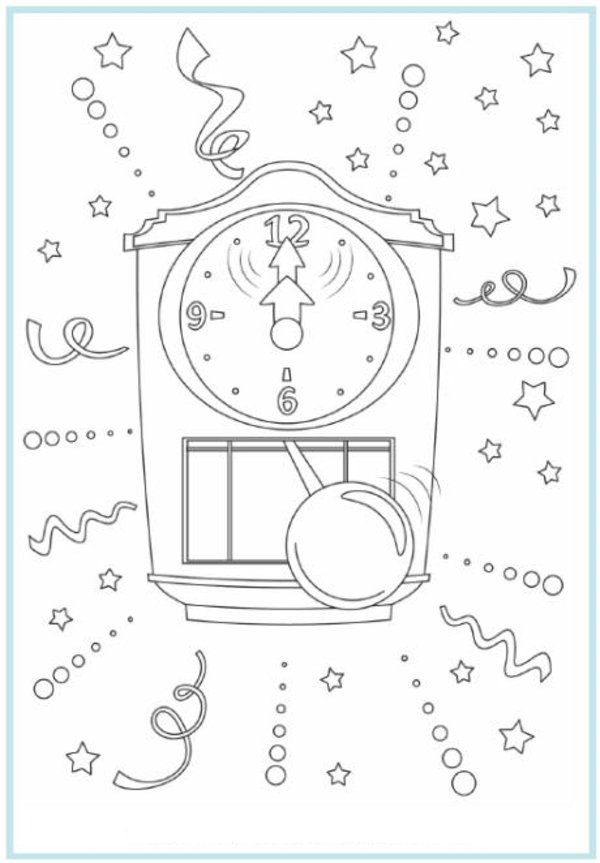 2014 New Years Coloring Pages and Printables for Kids Picture 33 Cool new year 2014 coloring pages 