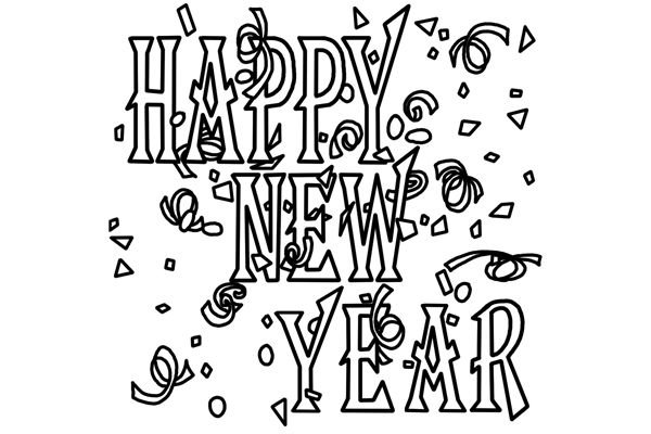 2014 New Years Coloring Pages and Printables for Kids Picture 37 Cool new year 2014 coloring pages 