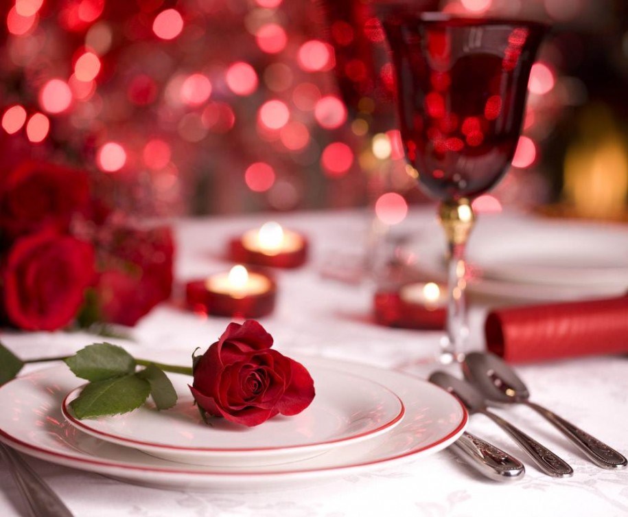 romantic dining table decorations adorn cute romantic valentines day ideas 915x753 Dining table decorated ideas for valentine day