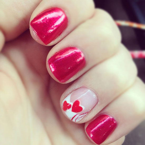 15 Inspiring Valentines Day Nail Art Designs Ideas 2013 For Girls 41 Best Nail Designs for valentine 2014