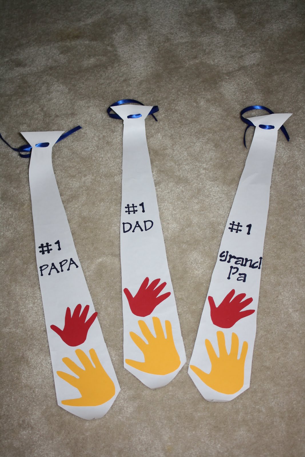 fathers day paper tie craft Father’s Day Arts and Crafts ideas 