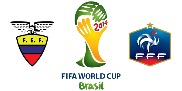 Ecuador Vs France World Champions 98 vs the young group Honduras 2014