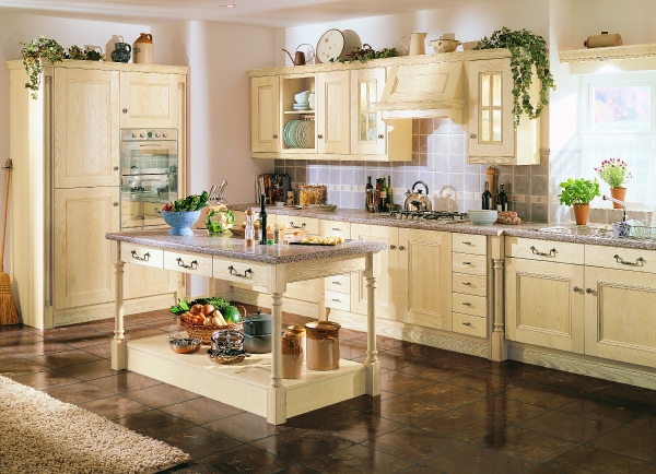 Solid Ash Rural Some kinds of grandeur featured kitchen 